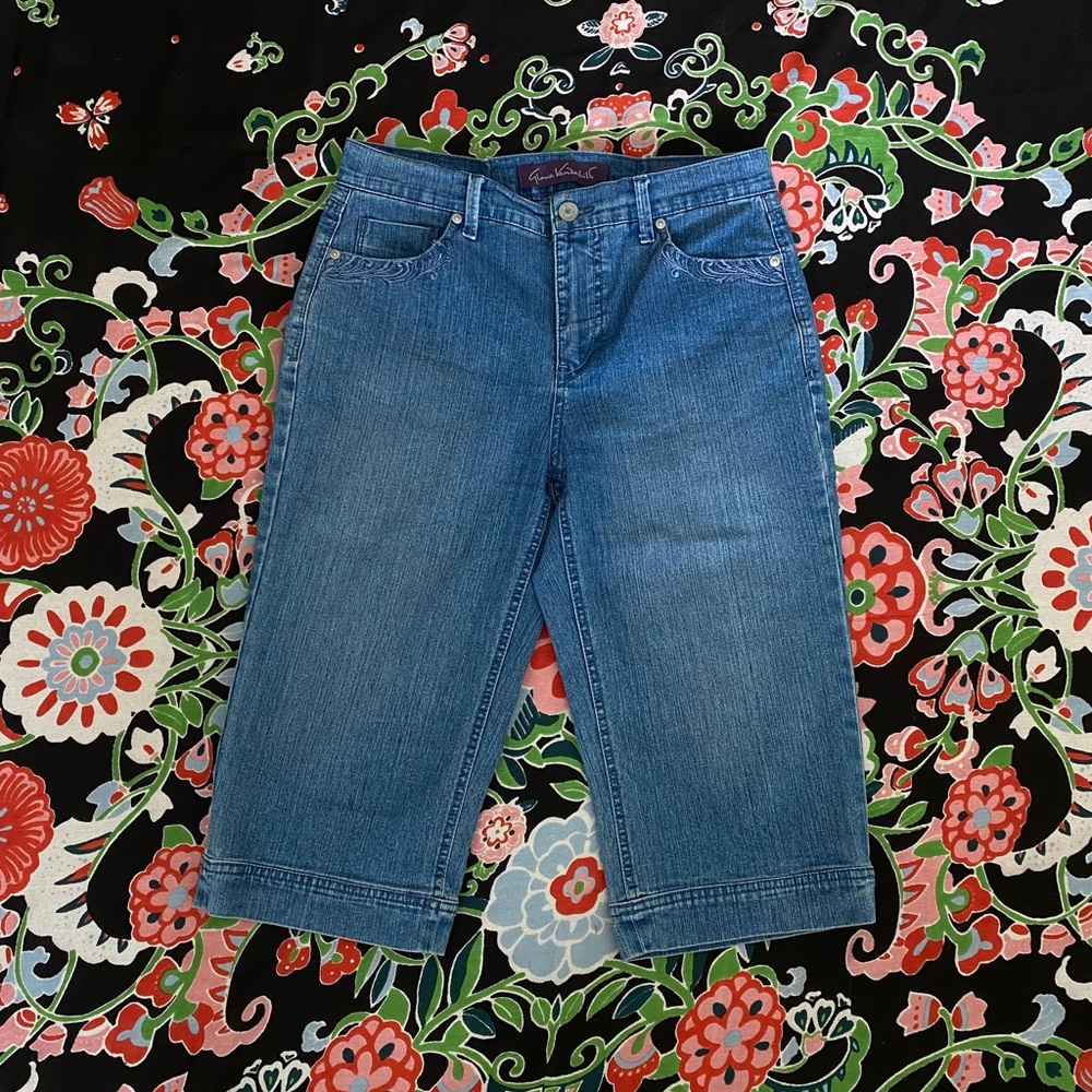 Gloria Vanderbilt Alana Straight Denim Jeans
